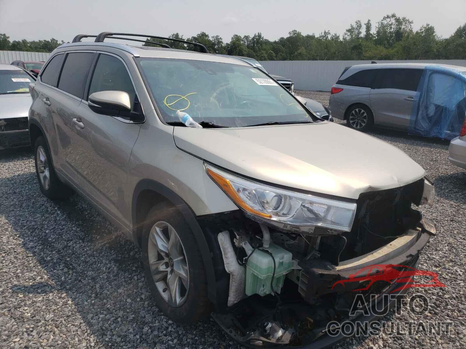 TOYOTA HIGHLANDER 2016 - 5TDYKRFHXGS181520
