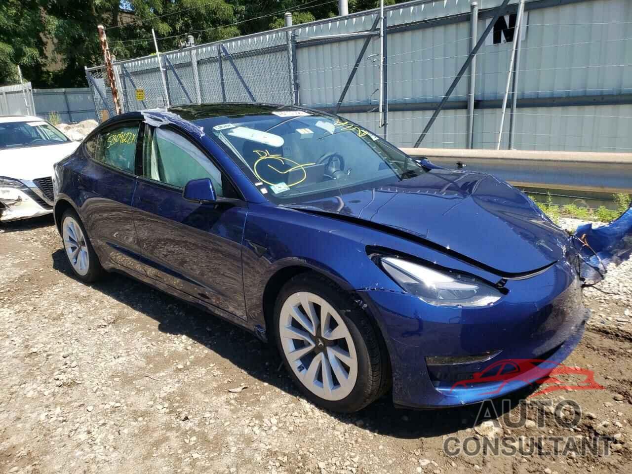 TESLA MODEL 3 2022 - 5YJ3E1EA9NF187351
