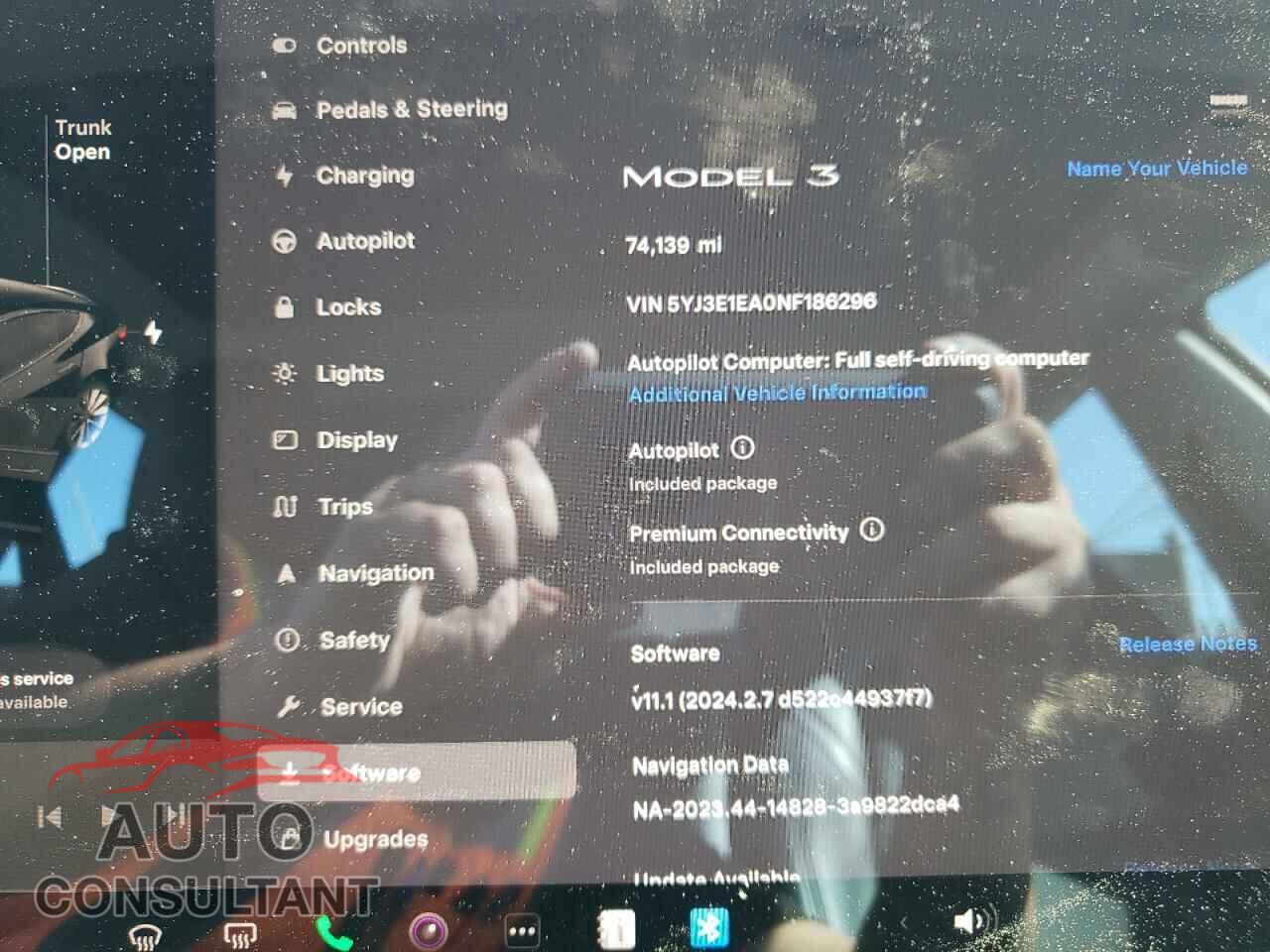 TESLA MODEL 3 2022 - 5YJ3E1EA0NF186296