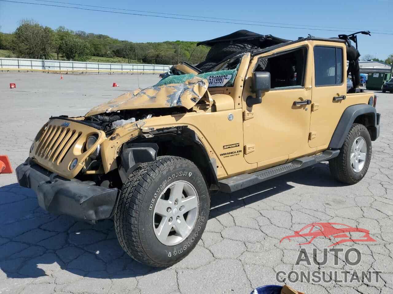 JEEP WRANGLER 2014 - 1C4HJWDG4EL136213