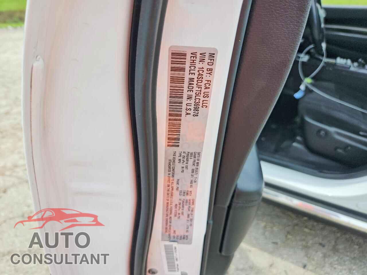 DODGE DURANGO 2020 - 1C4SDJFT5LC369878