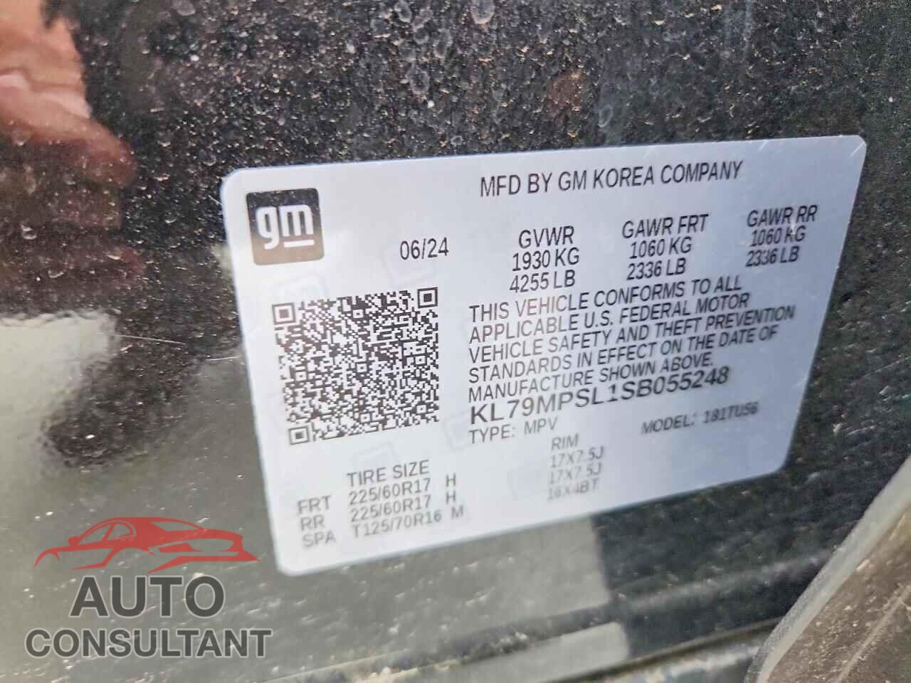 CHEVROLET TRAILBLAZE 2025 - KL79MPSL1SB055248
