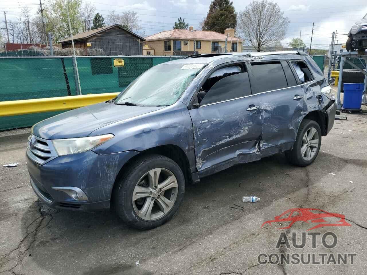 TOYOTA HIGHLANDER 2012 - 5TDDK3EH3CS136524