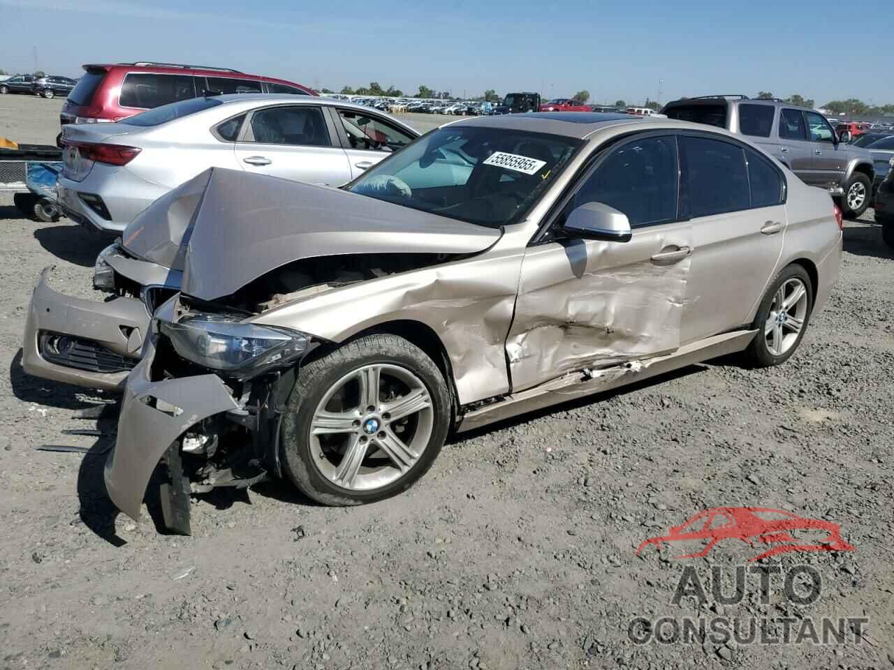 BMW 3 SERIES 2015 - WBA3C1C53FK118605