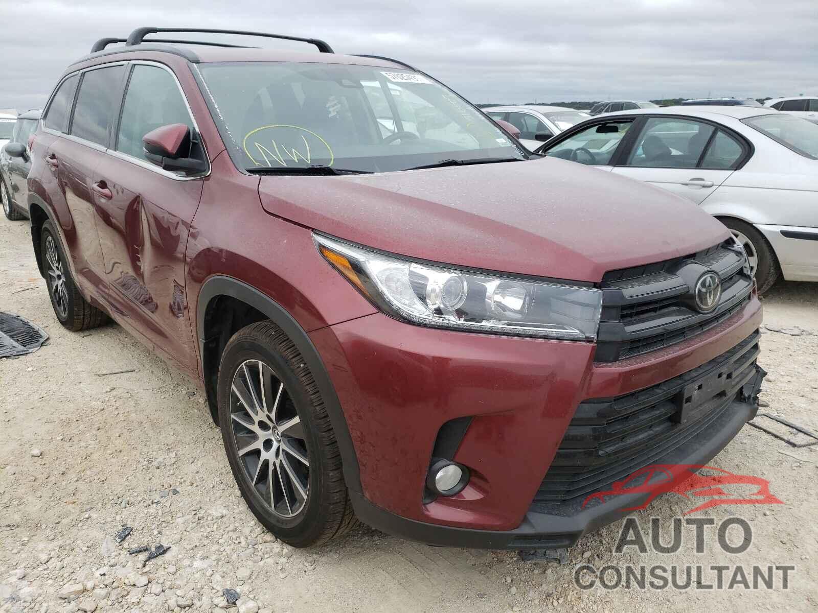 TOYOTA HIGHLANDER 2017 - 5TDJZRFH2HS516607