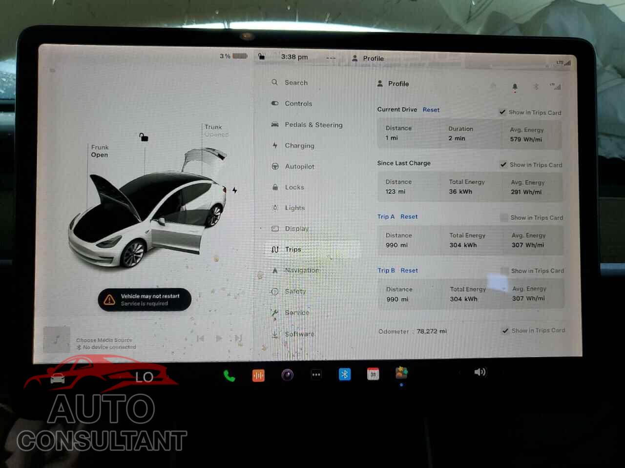 TESLA MODEL 3 2018 - 5YJ3E1EA2JF015771
