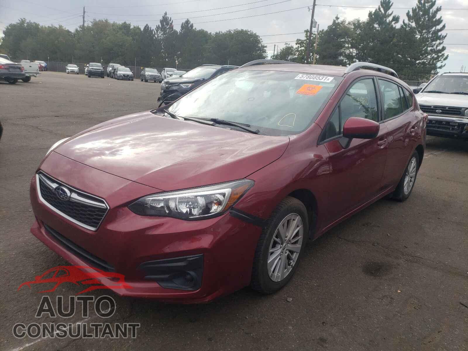 SUBARU IMPREZA 2017 - 4S3GTAB69H3740329