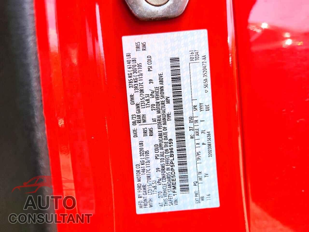 FORD BRONCO 2023 - 1FMEE5DP5PLB96159