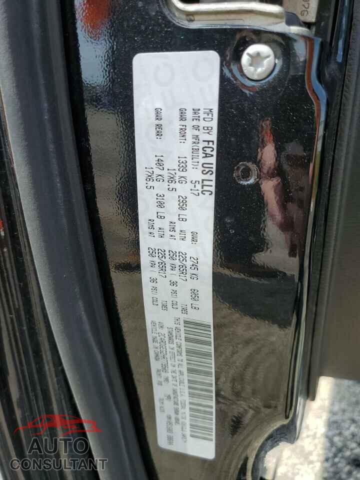 DODGE CARAVAN 2017 - 2C4RDGEG2HR779509