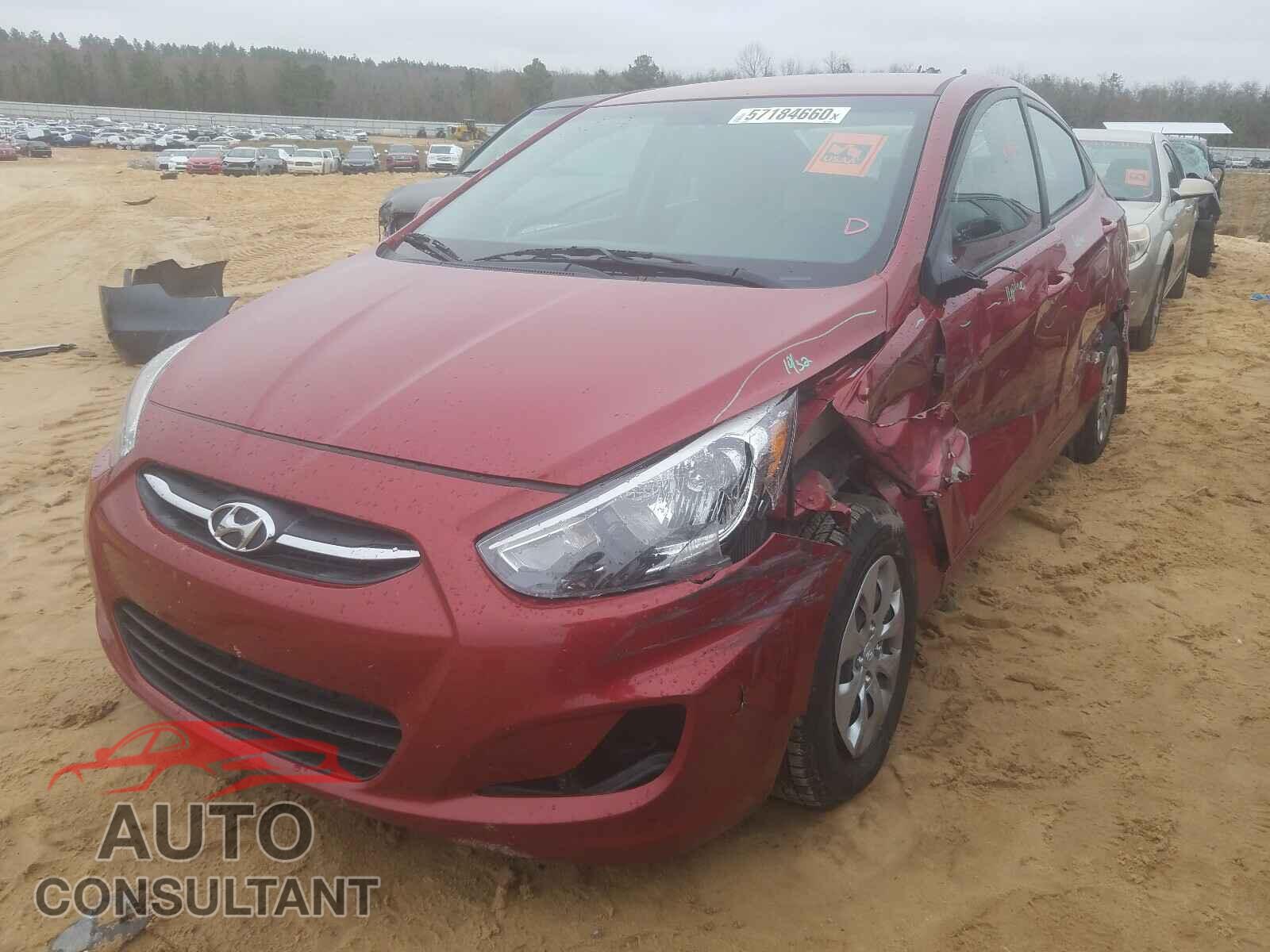 HYUNDAI ACCENT 2017 - KMHCT4AE3HU391604