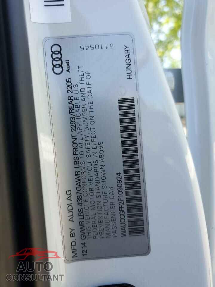 AUDI A3 2015 - WAUCCGFF2F1090924