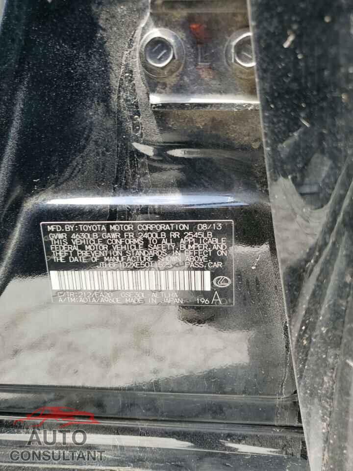 LEXUS IS 2014 - JTHBF1D2XE5011525