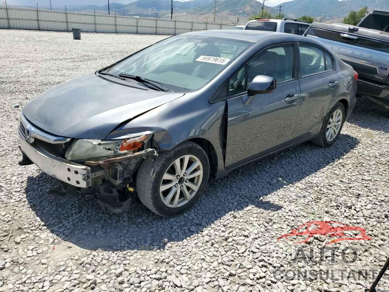 HONDA CIVIC 2012 - 19XFB2F88CE310907