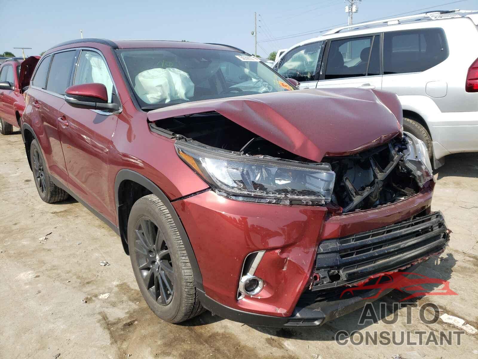 TOYOTA HIGHLANDER 2019 - 5TDJZRFH0KS610699