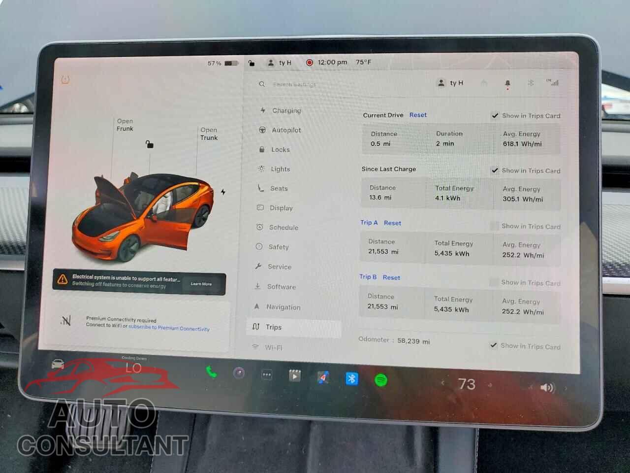 TESLA MODEL 3 2021 - 5YJ3E1EA9MF096059