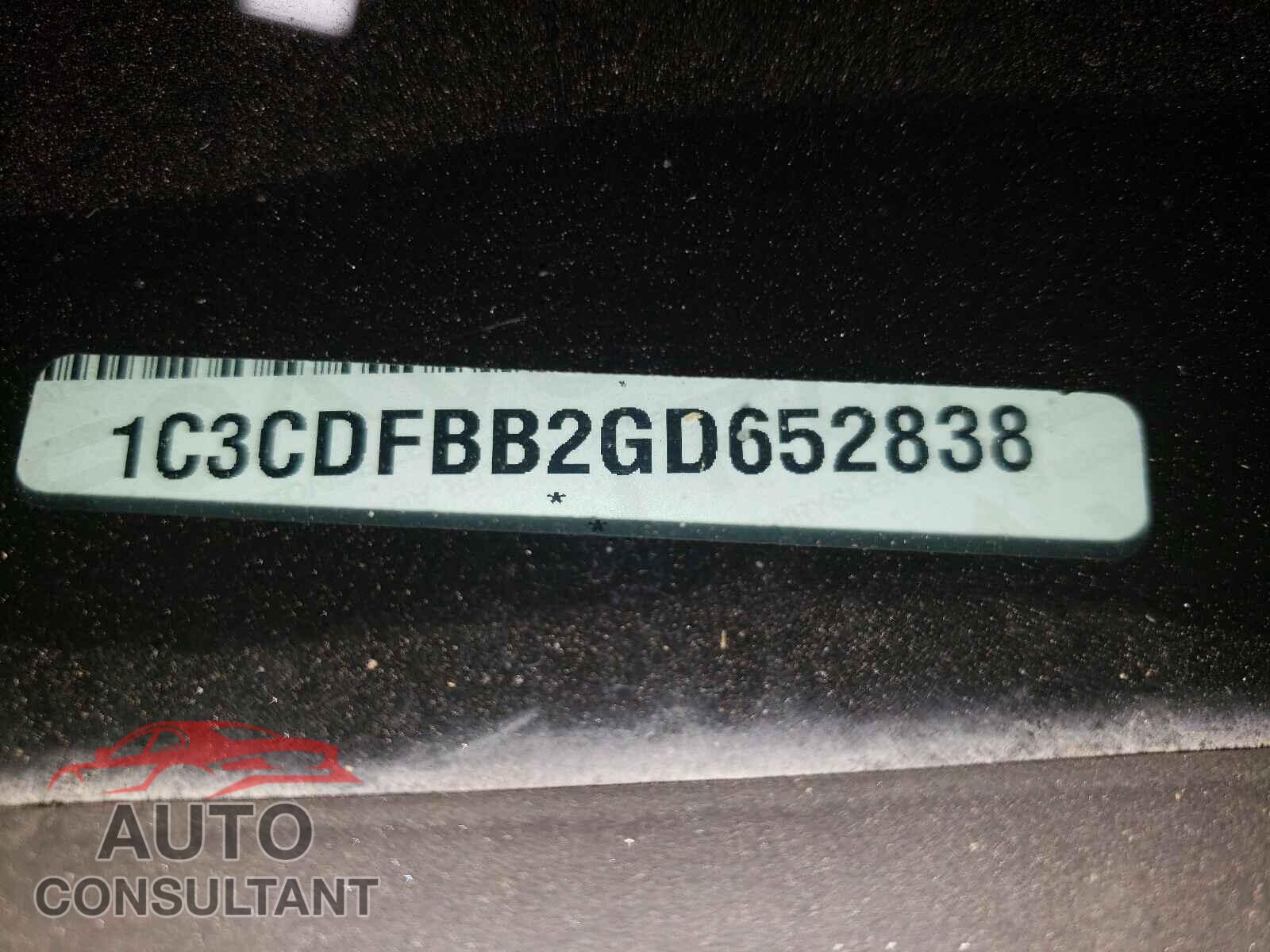 DODGE DART 2016 - 1C3CDFBB2GD652838