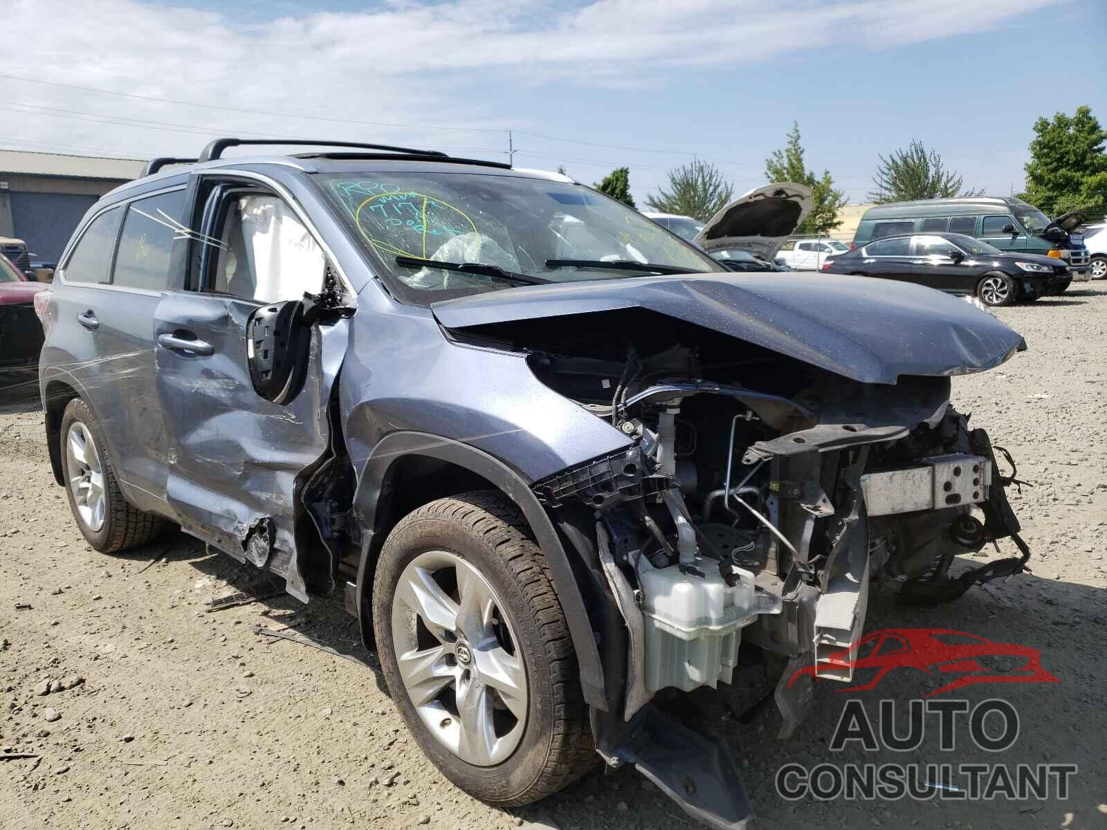 TOYOTA HIGHLANDER 2016 - 5TDDKRFH0GS255915