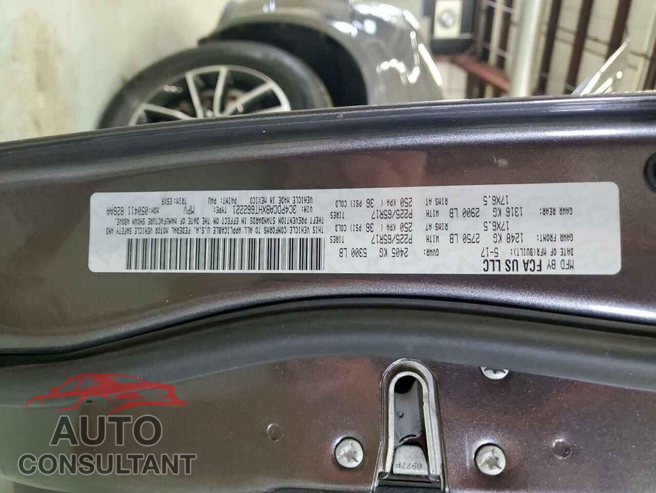 DODGE JOURNEY 2017 - 3C4PDCABXHT662221