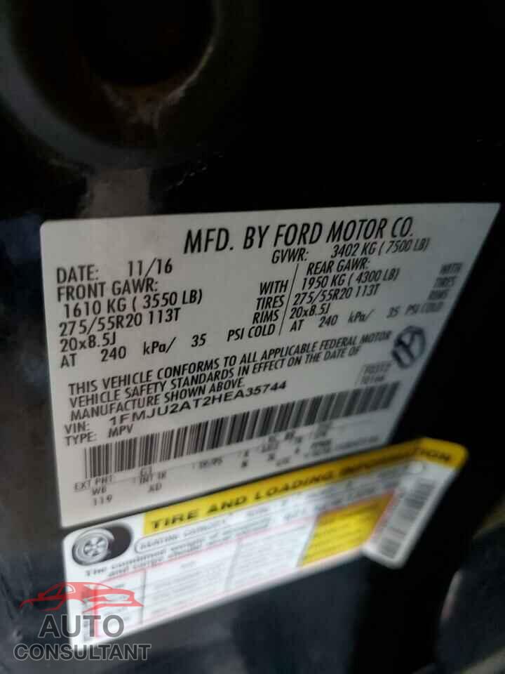 FORD EXPEDITION 2017 - 1FMJU2AT2HEA35744