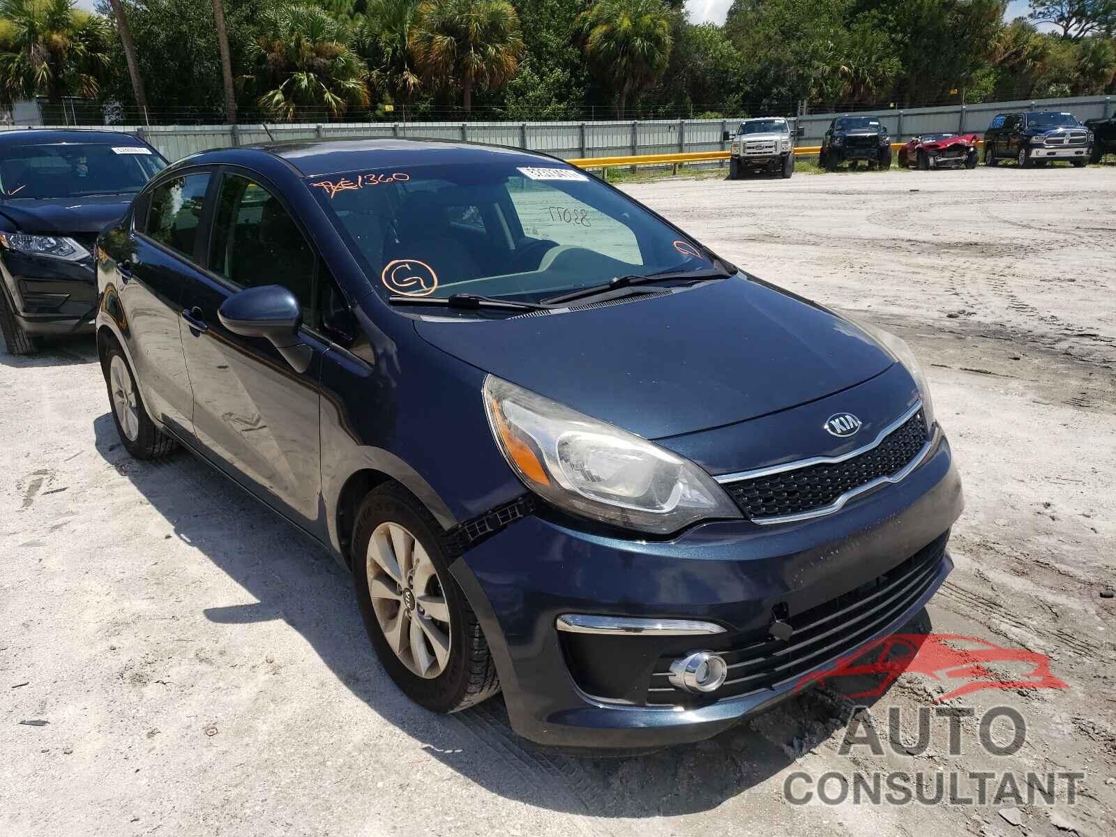 KIA RIO 2016 - KNADN4A36G6600531