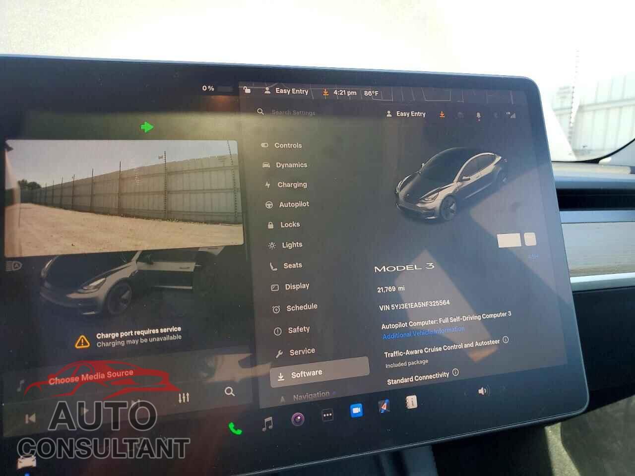 TESLA MODEL 3 2022 - 5YJ3E1EA5NF325564