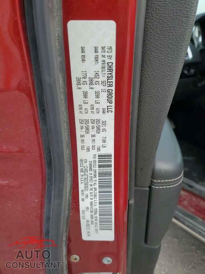 DODGE DURANGO 2013 - 1C4SDJET6DC563631