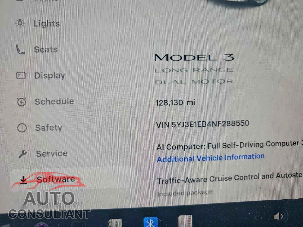 TESLA MODEL 3 2022 - 5YJ3E1EB4NF288550