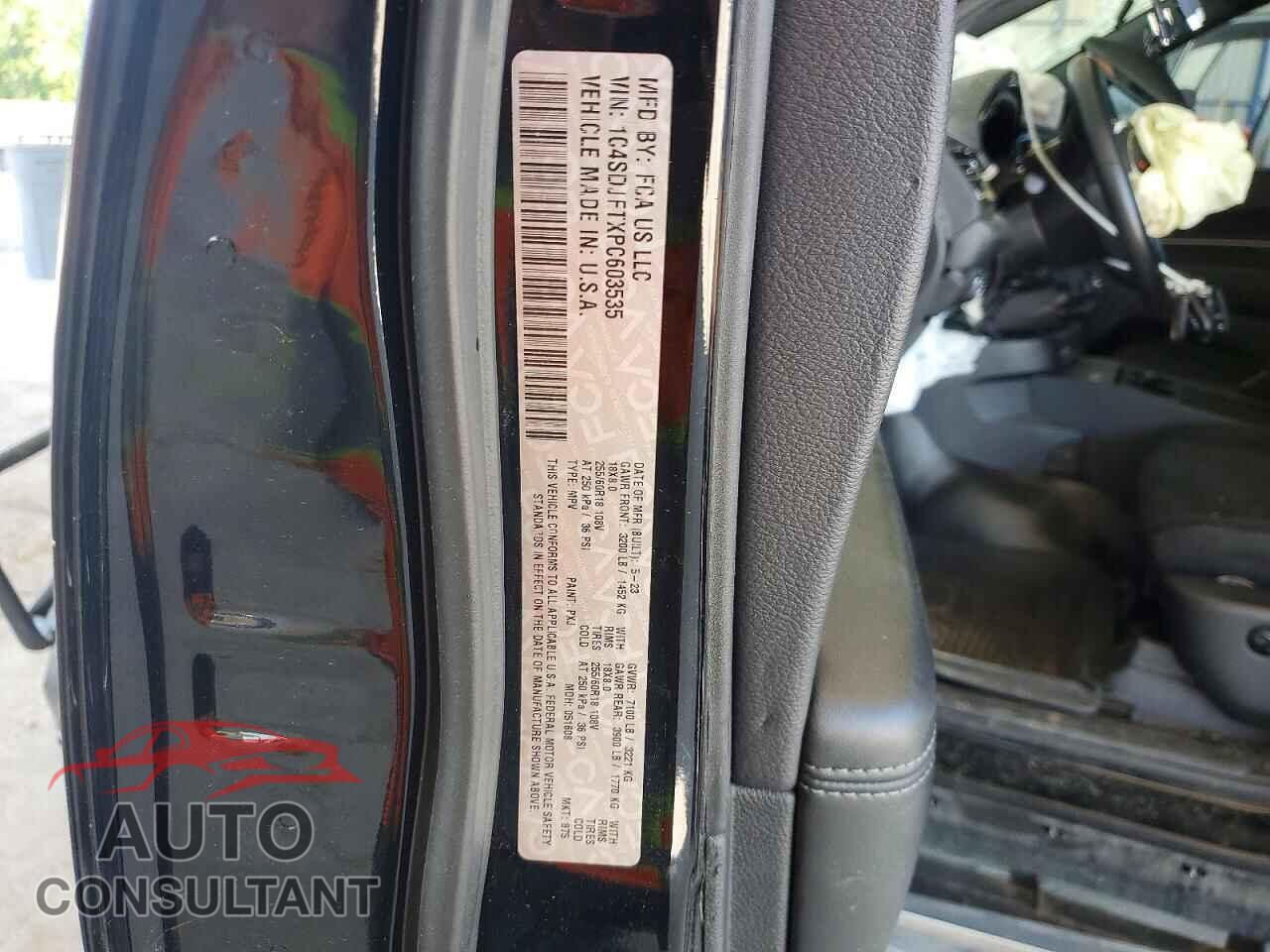 DODGE DURANGO 2023 - 1C4SDJFTXPC603535