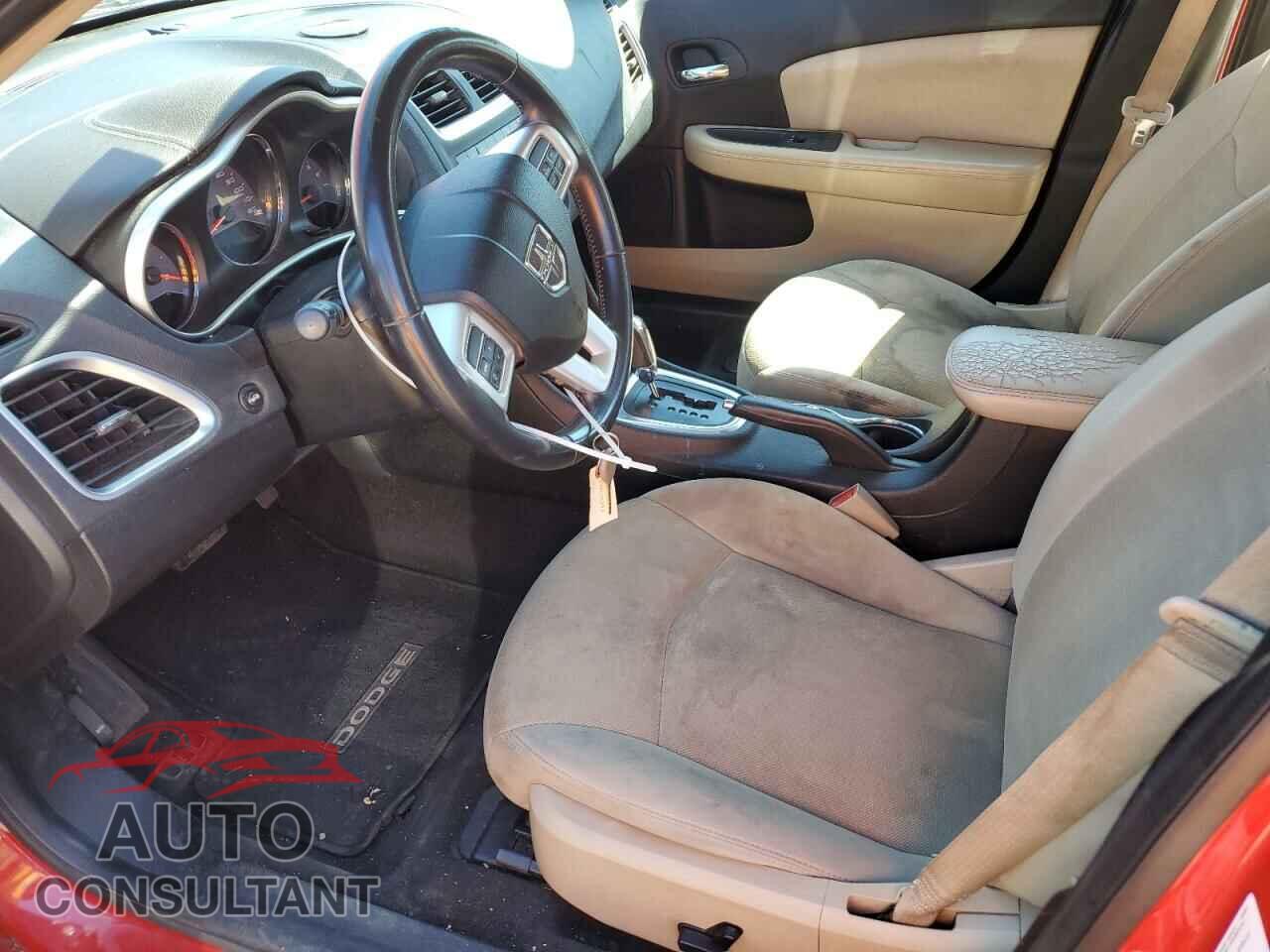 DODGE AVENGER 2012 - 1C3CDZCB2CN314313