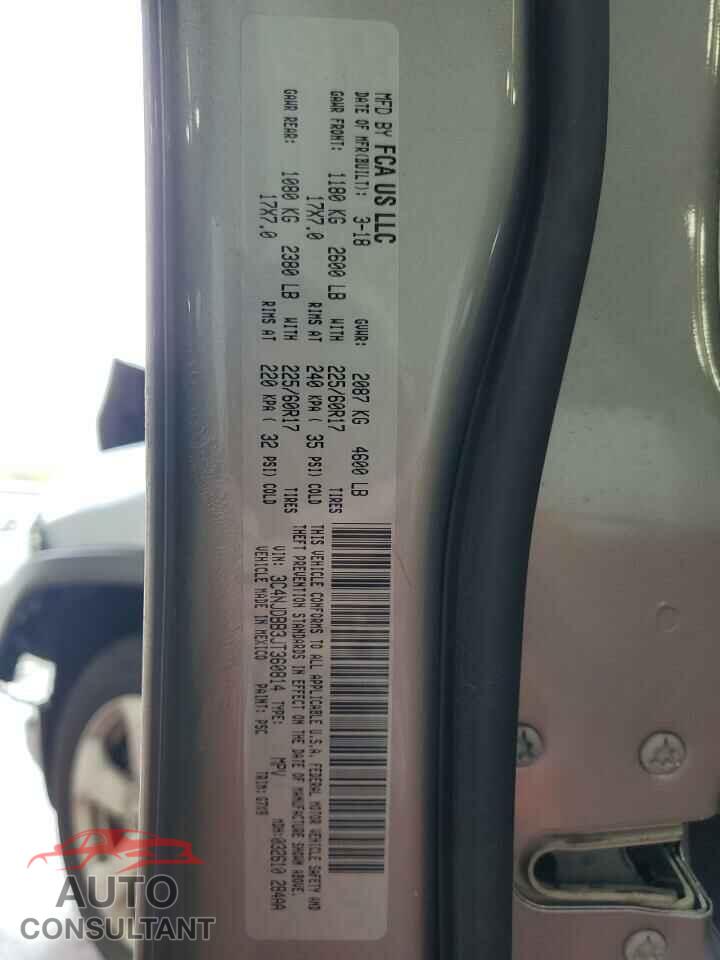 JEEP COMPASS 2018 - 3C4NJDBB3JT360814