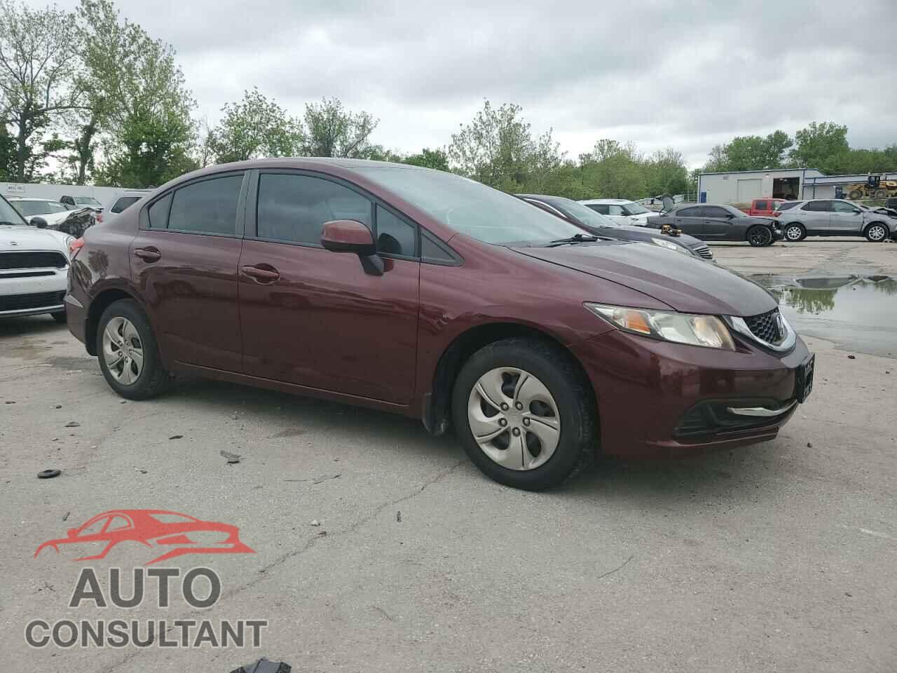 HONDA CIVIC 2013 - 19XFB2F52DE095533