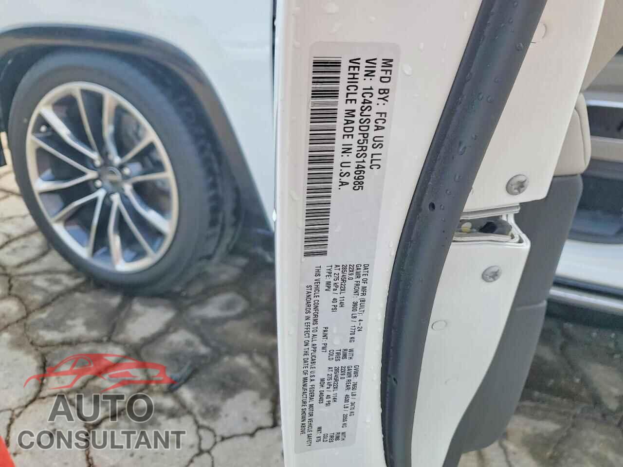 JEEP WAGONEER 2024 - 1C4SJSDP5RS146985