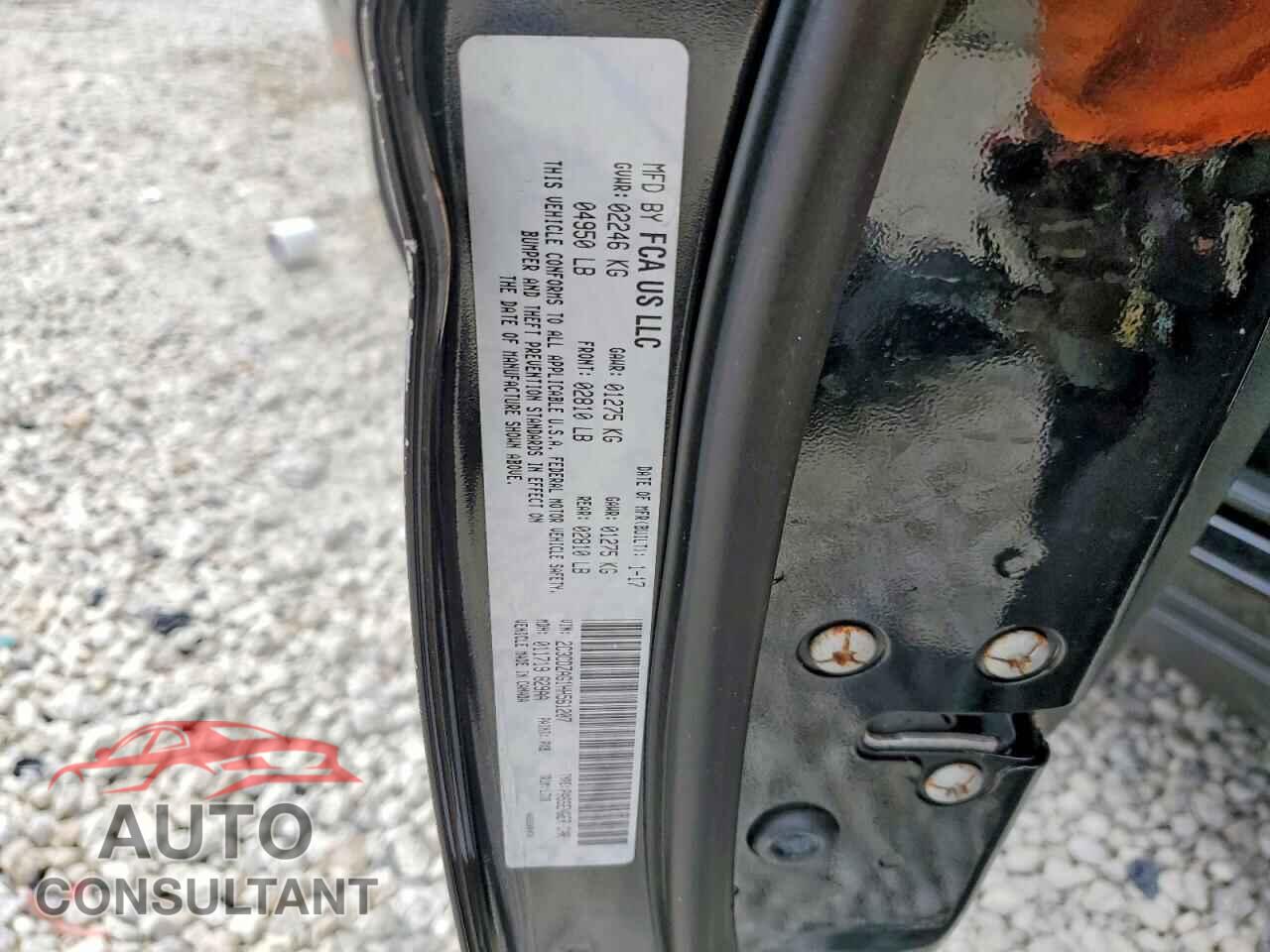 DODGE CHALLENGER 2017 - 2C3CDZAG1HH561207