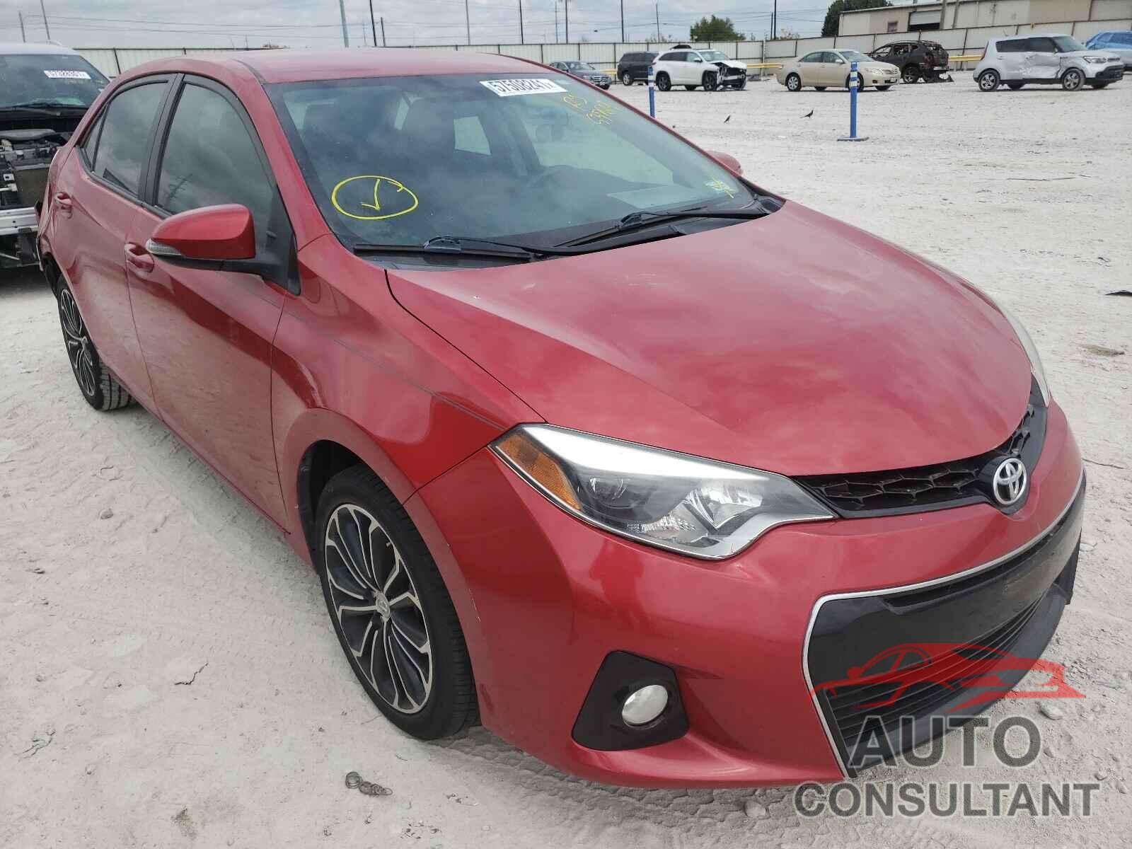 TOYOTA COROLLA 2016 - 2T1BURHE8GC537619