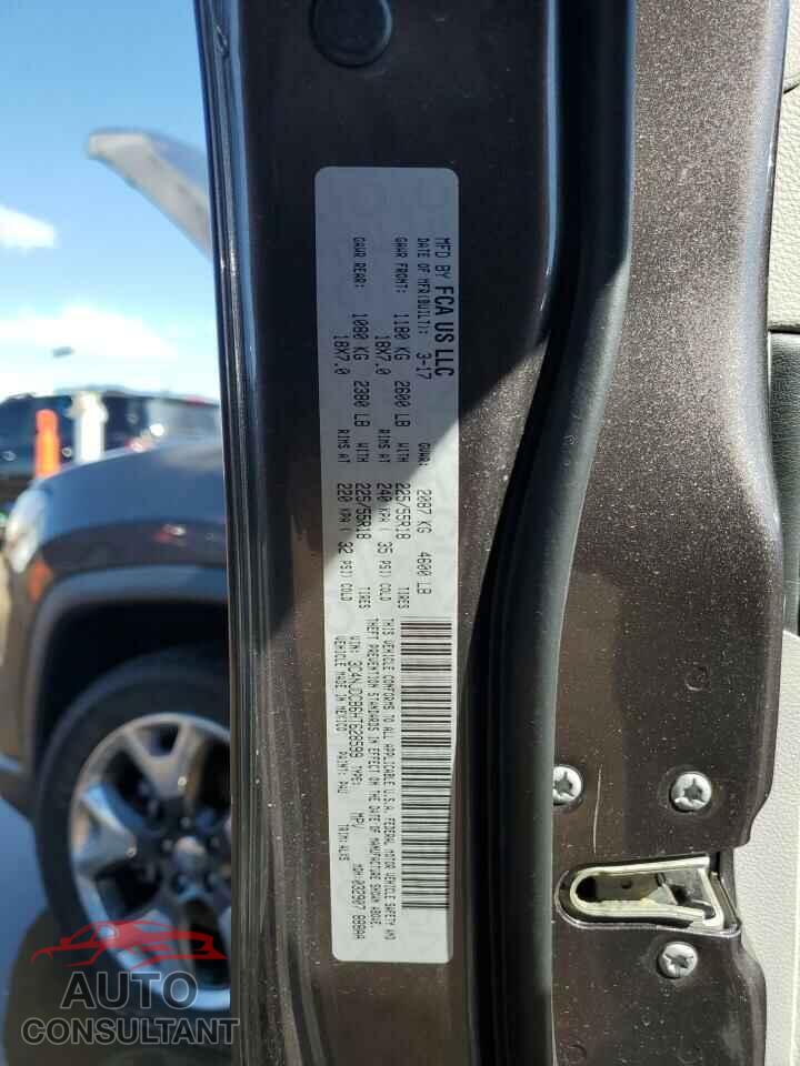 JEEP COMPASS 2017 - 3C4NJDCB6HT628599