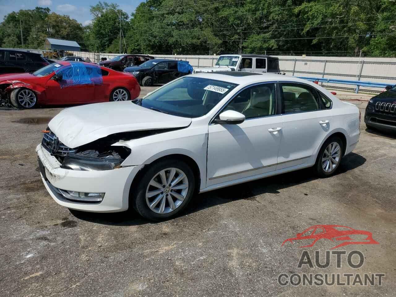 VOLKSWAGEN PASSAT 2012 - 1VWCH7A37CC026294