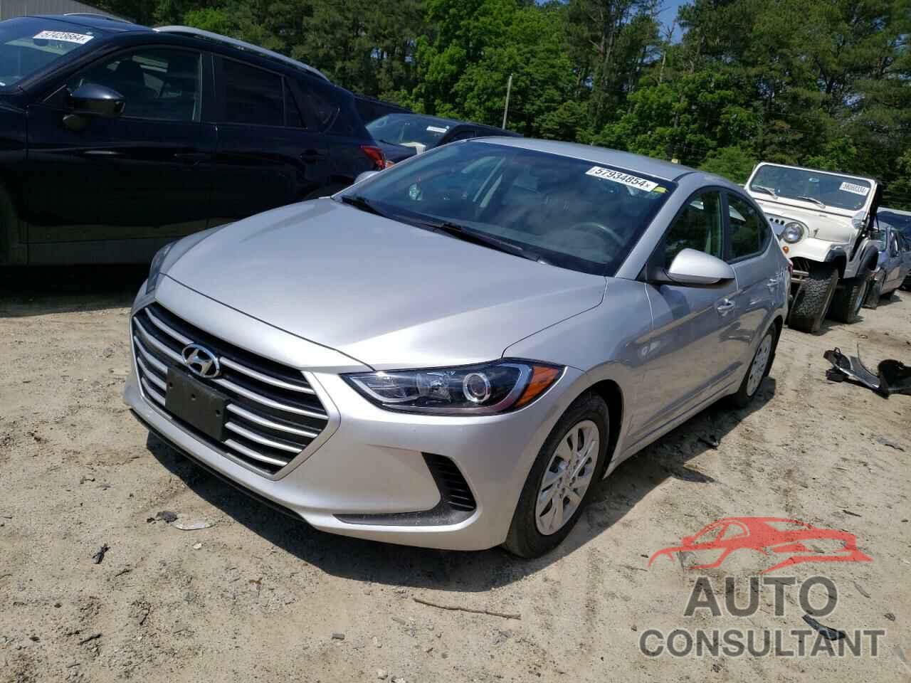 HYUNDAI ELANTRA 2017 - 5NPD74LF8HH047506