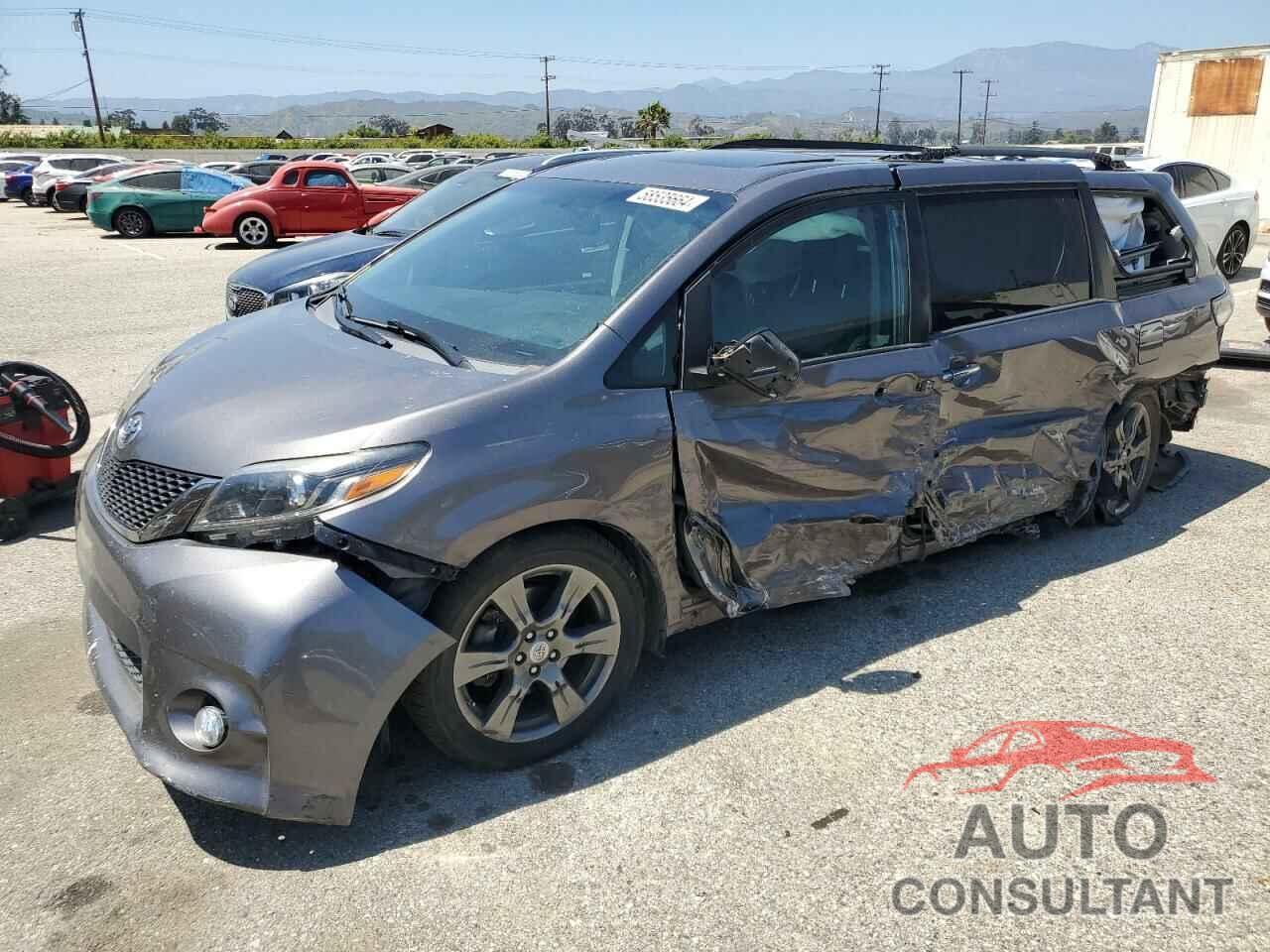 TOYOTA SIENNA 2017 - 5TDXZ3DC8HS889651