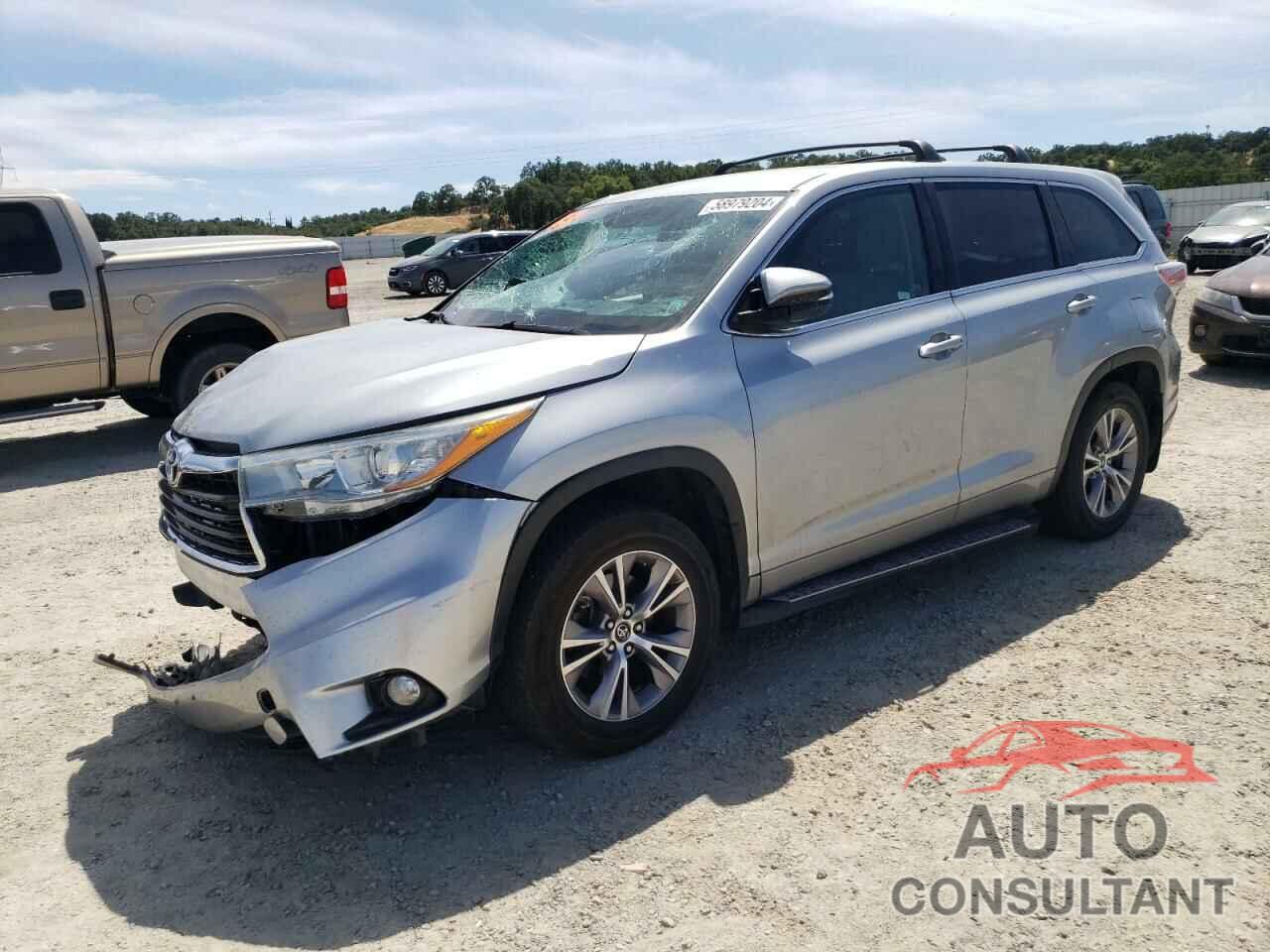 TOYOTA HIGHLANDER 2016 - 5TDBKRFH4GS314682