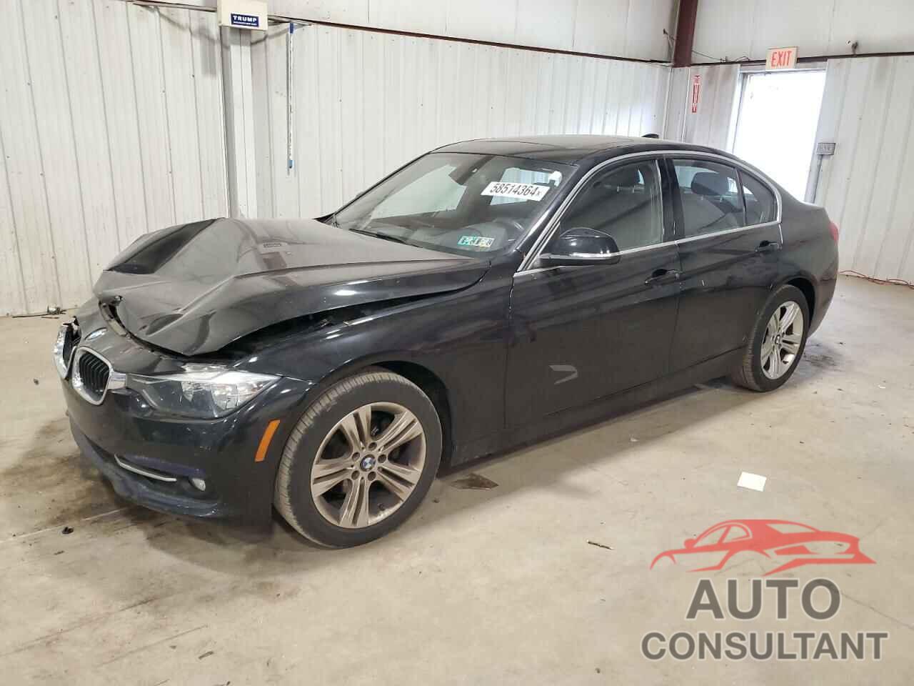 BMW 3 SERIES 2017 - WBA8D9G50HNT90932