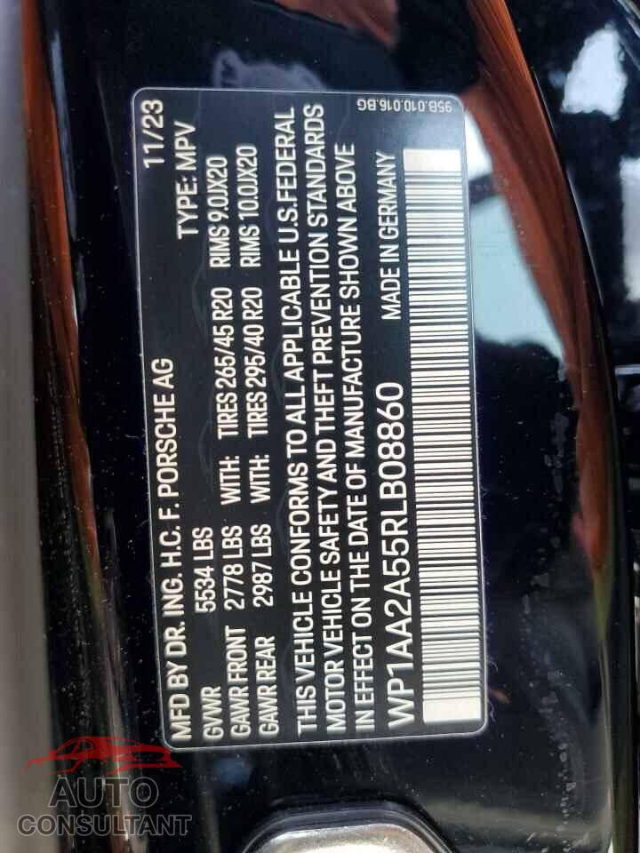 PORSCHE MACAN BASE 2024 - WP1AA2A55RLB08860