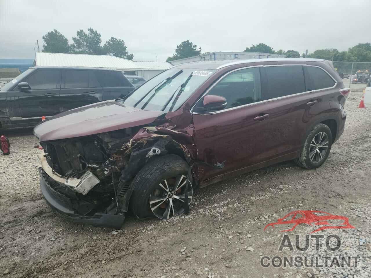 TOYOTA HIGHLANDER 2016 - 5TDKKRFHXGS157837