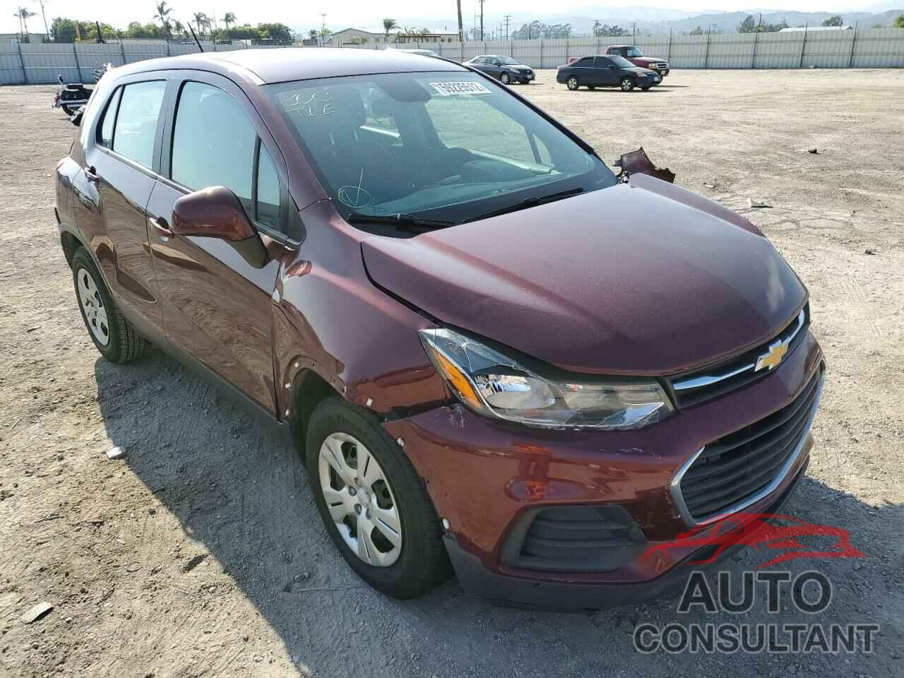 CHEVROLET TRAX 2017 - 3GNCJKSB1HL273250