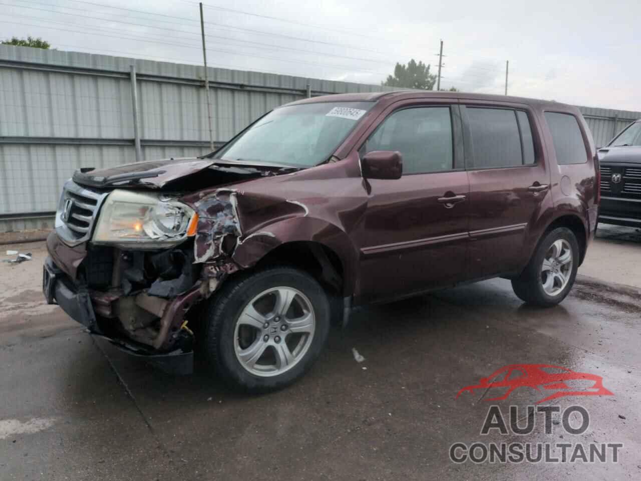 HONDA PILOT 2012 - 5FNYF4H58CB038980