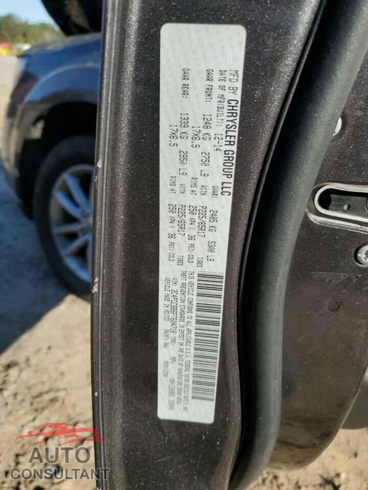 DODGE JOURNEY 2015 - 3C4PDCBB6FT604716