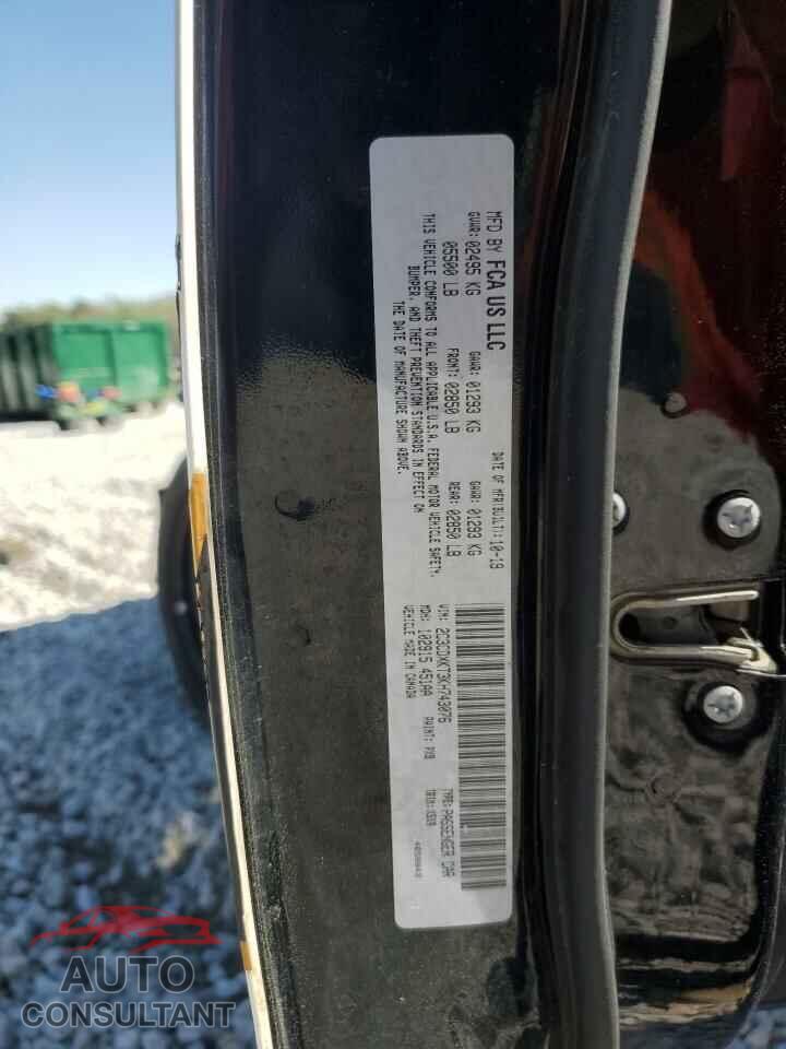 DODGE CHARGER 2019 - 2C3CDXKT3KH743076