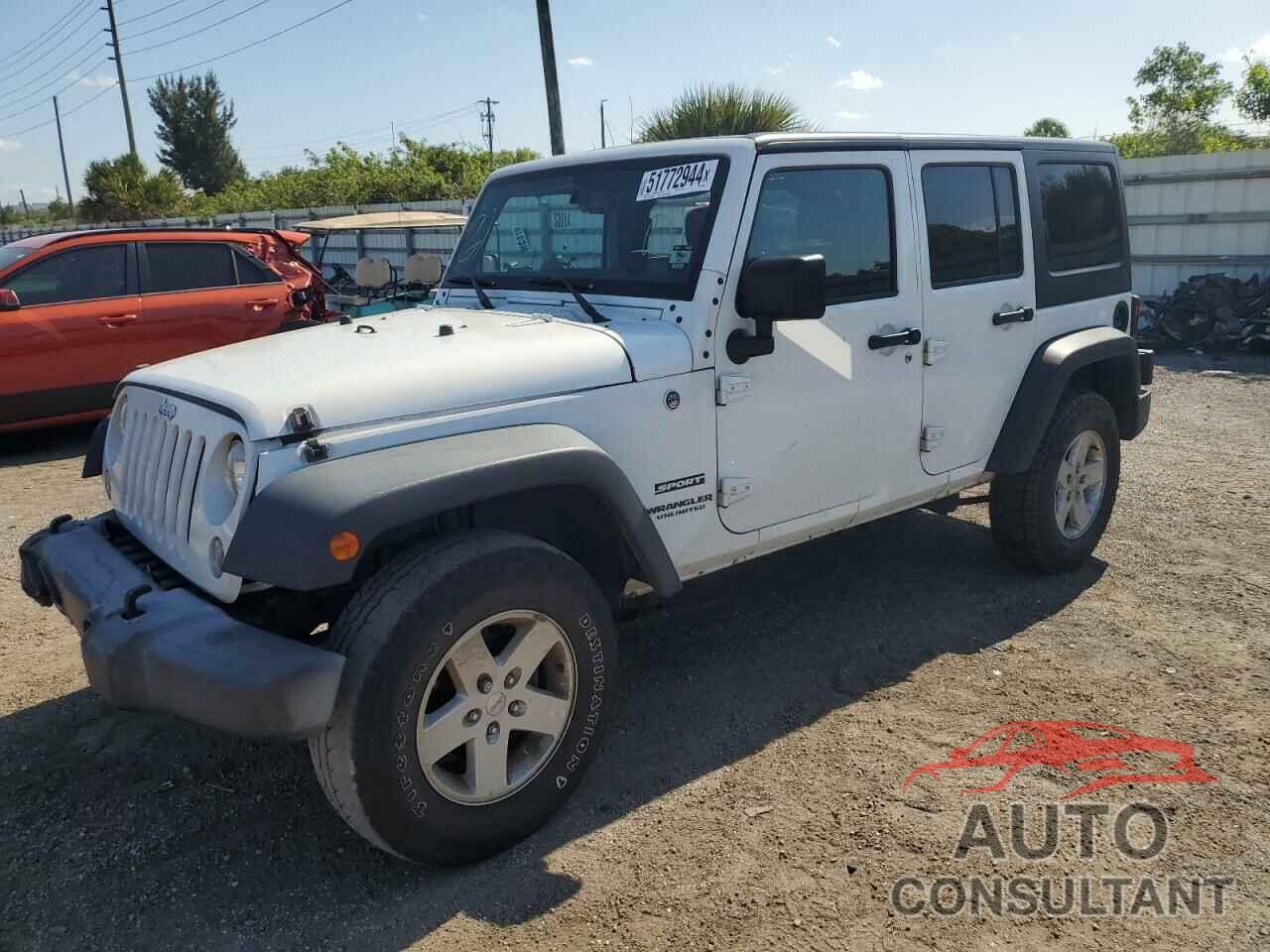 JEEP WRANGLER 2017 - 1C4BJWDG5HL734448