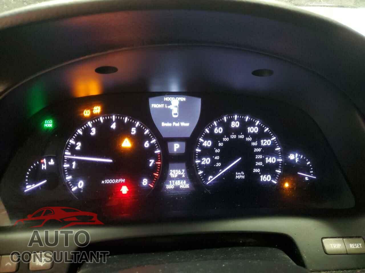 LEXUS LS460 2010 - JTHGL5EF7A5039770