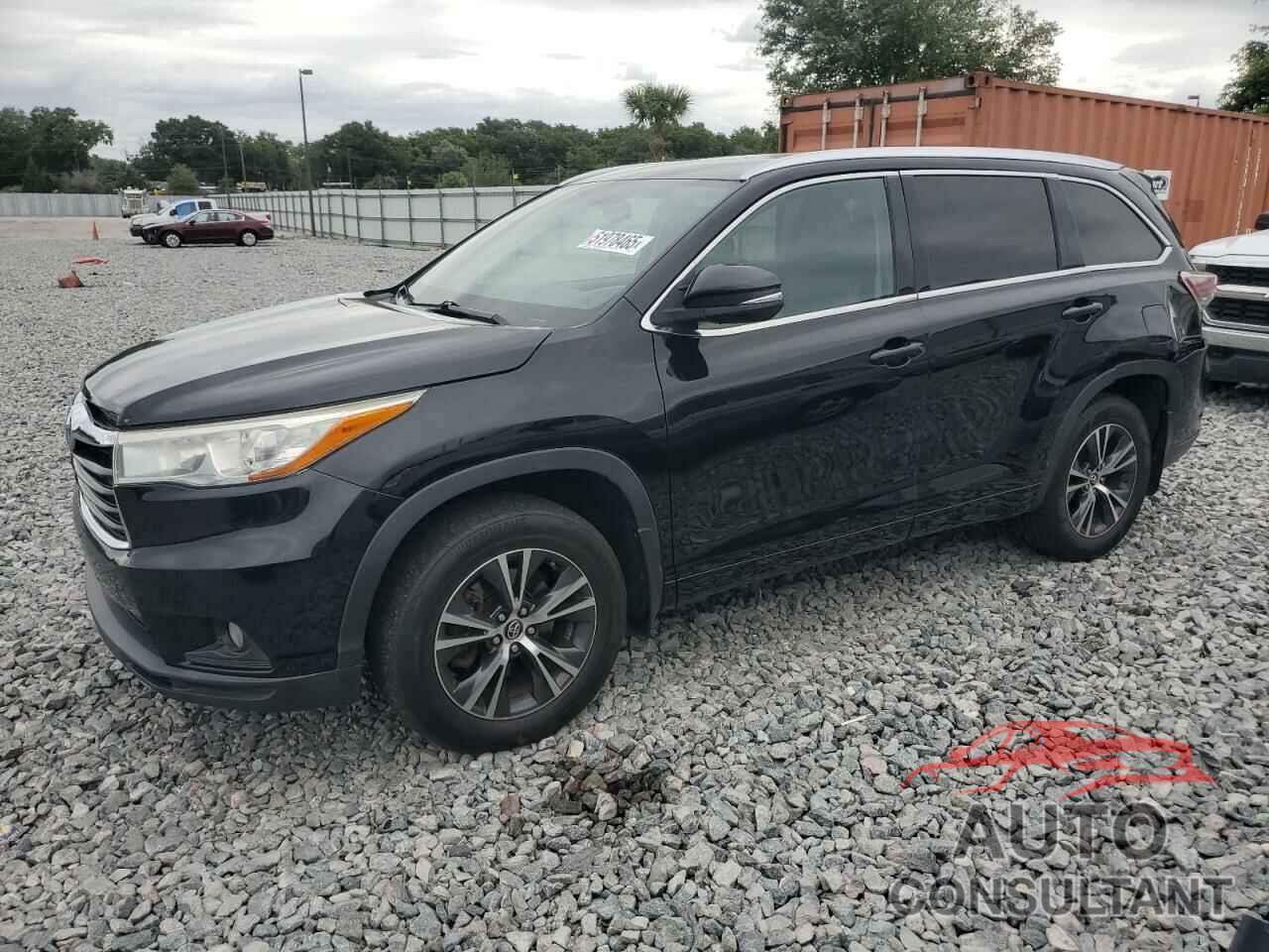 TOYOTA HIGHLANDER 2016 - 5TDJKRFH2GS505030