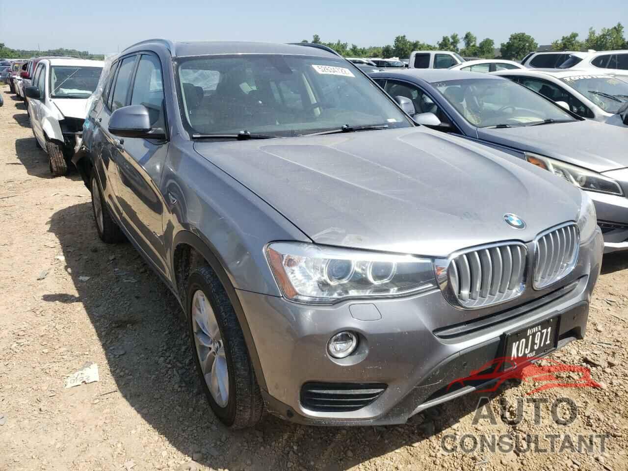 BMW X3 2016 - 5UXWX9C50G0D92295